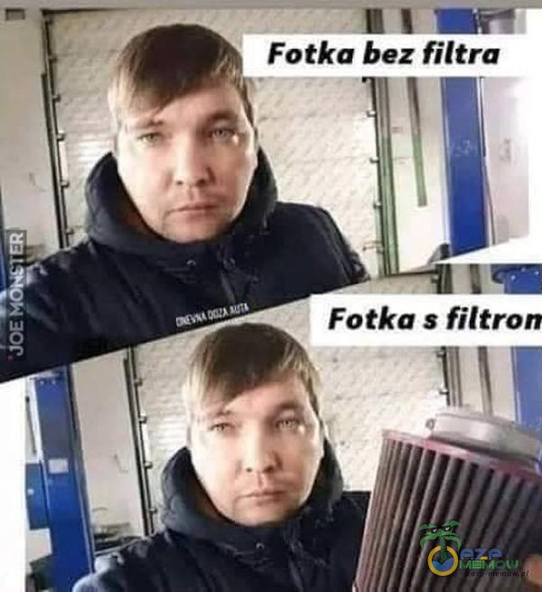 Fotka bez filtra Fotka s filtron -3)