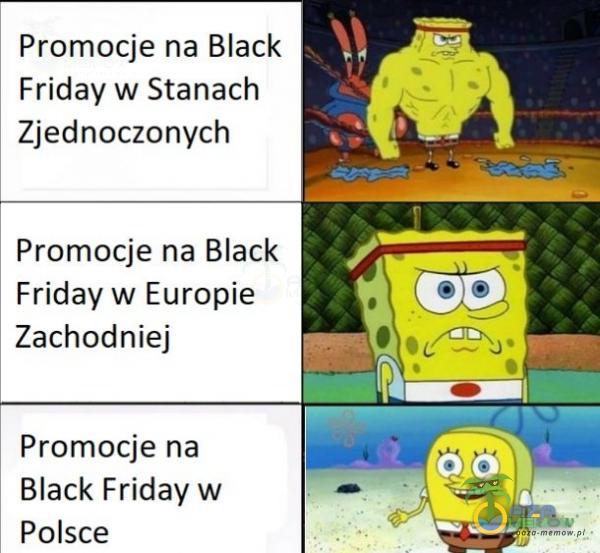Promocje na Black Friday w Stanach Zjednoczonych Promocje na Black Friday w Europie Zachodniej Promocje na Black Friday w Polsce