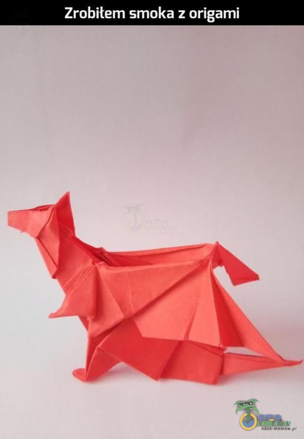 Zrobiłem smoka : origami