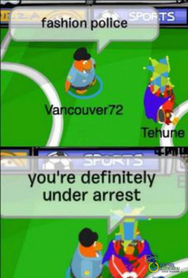 you re definitely under arrest 7-5,- _ .-.——a . lu ” .? L ”.;
