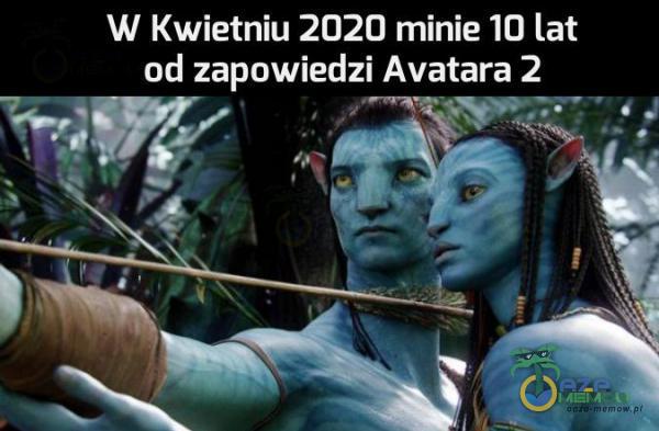 W Kwietniu 2020 minie 10 lat od zapowiedzi Avatara 2