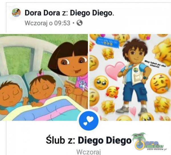 .) Dora Dom z: Diego Diega erum; U 0953 9 Ślub z: Diego Diego er,7|-_m|