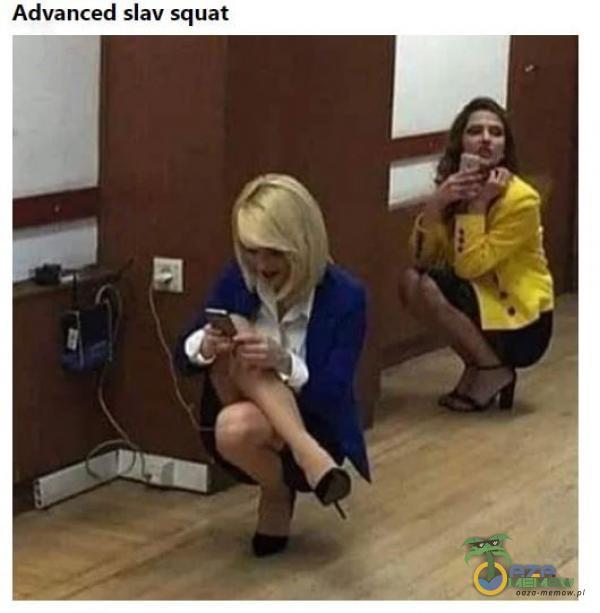 Advanced slav squat