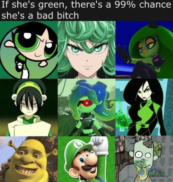 If she s green, there s a 339% chance she s a bad BIC