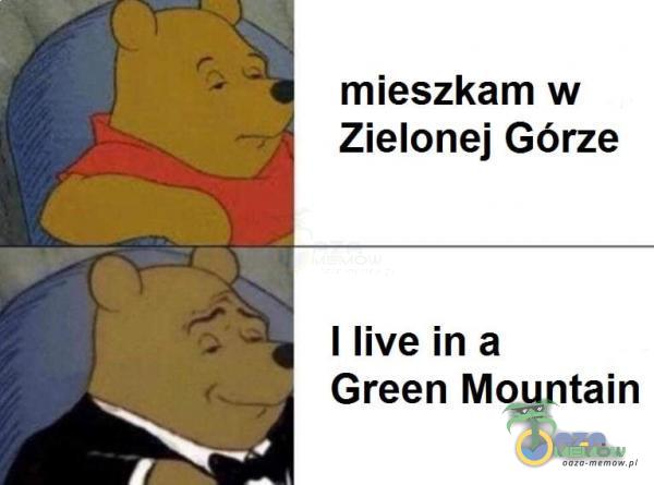 mieszkam w Zielonej Górze I live ina Green Mountain