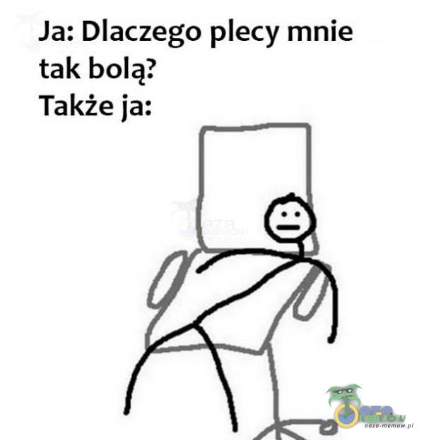 Ja: Dlaczego ecy mnie tak bolą?