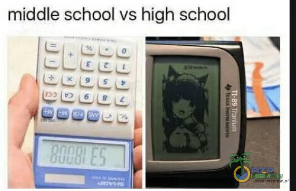 middle school vs high school