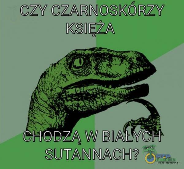 czy CZARNOSKÓRZY SUTANNACH?