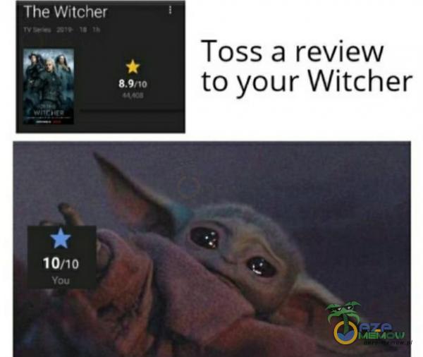 Toss a review to your Witcher