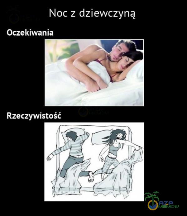 Noc z dziewczyną Oczekiwania Rzeczywistość