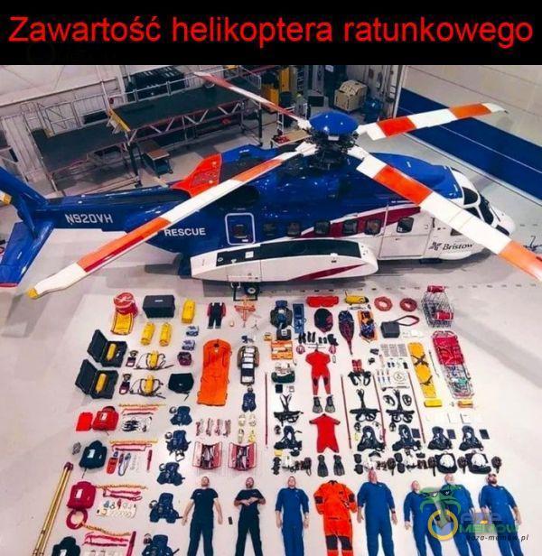 Zawartość helikoptera ratunkowego