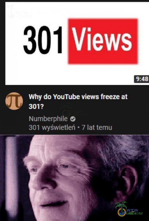 Sg e Why do YouTube views freeze at UL 301?