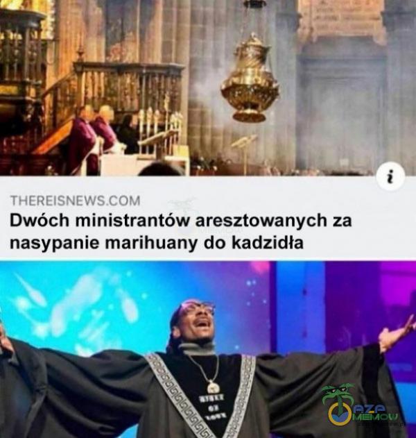 Dwóch ministrantów aresztowanych za nasypanie marihuany do kadzidła