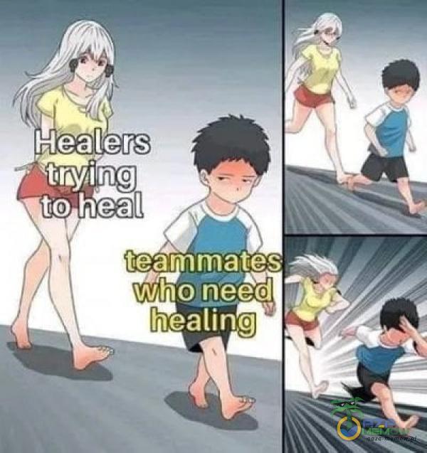 Healers to heal teułmates v$honeed, healing