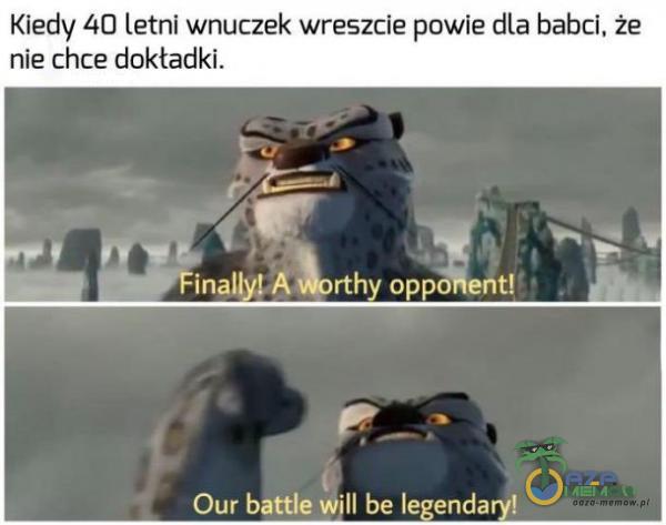 Kiecły 40 letni wnuczek wreszcie powie dla babcl, że nie chce doktadki, CU ei