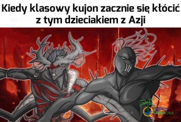 Kiedy klasowy kujon zacznie sie kłócić z tym dzieciakiem z Azji