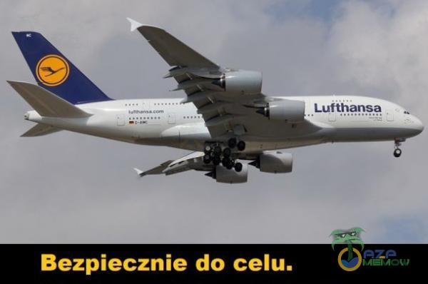 Lufthansa Bezpiecznie do celu.