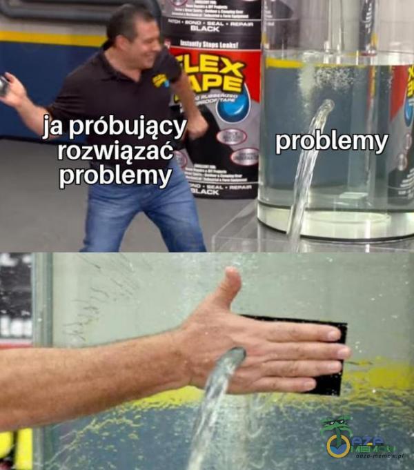 ja próbujący rozwiązać problemy problemy