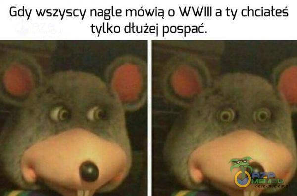 Gdy wszyscy nagle mówią o WWIII a ty chciałeś tylko dłużei pospać.