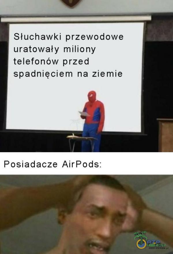 Słuchawki przewodowe uratowały miliony telefonów przed spadnięciem na ziemie Posiadacze AirPods: