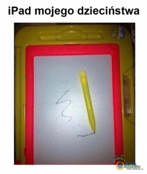 iPad mojego dzieciństwa