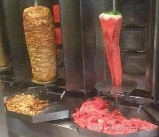 Wegański kebab