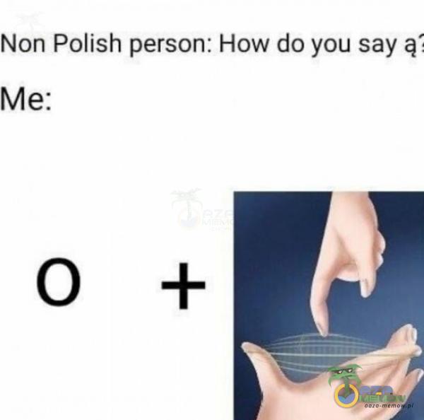 Nan Polish person: How do you say Me: O +
