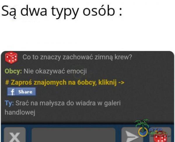 Są dwa typy osób: