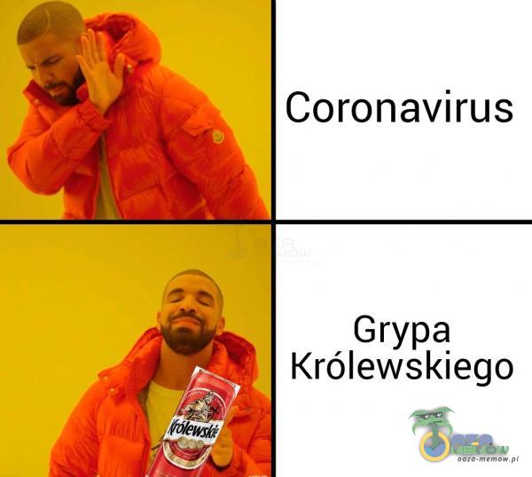 Coronavirus Grypa Królewskiego