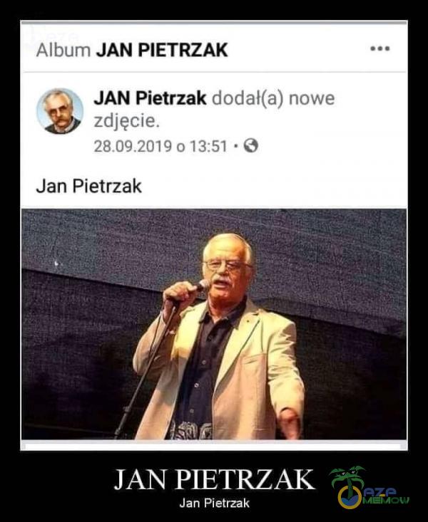 Album JAN PIETRZAK | uj z JAN Pietrzak doriał(a) nowe JAN PIETRZAK PCL