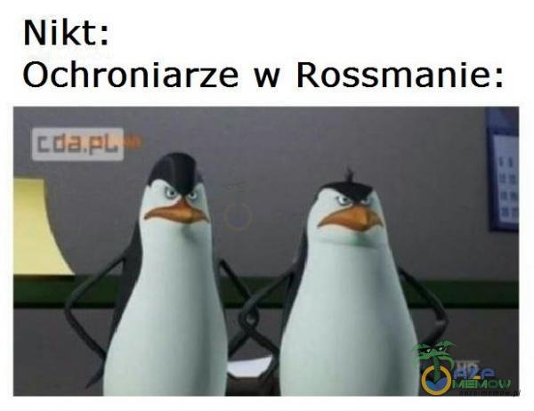 Nikt: Ochroniarze w Rossmanie: