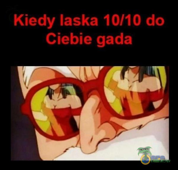 Kiedy laska 10/10 do Ciebie gada