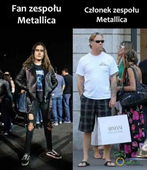 Fan zespołu Metallica Członek zespołu Metallica