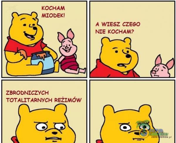 KOCHAM MIODEK! ZBRODNICZYCH TOTALITARNYCH REŻIMÓW A WIESZ CZEGO NIE KOCHAM?