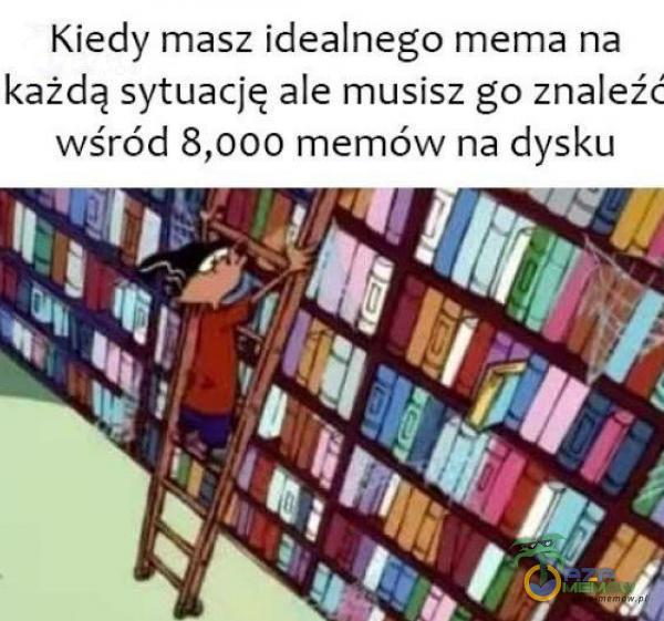 Kiedy masz idealnego mema na każdą sytuację ale musisz go znaleźć wśród memów na dysku