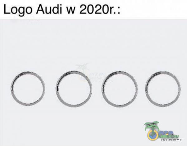 Logo Audi w 2020r.: OGLO