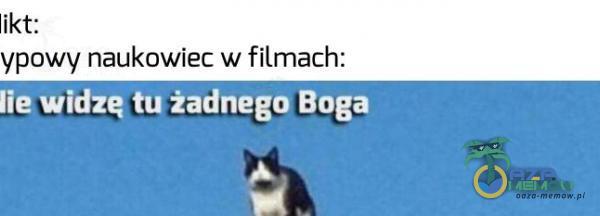 likt: ypowy naukowiec w filmach: lie widzę tu żadnego Boga