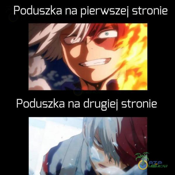 Poduszka na pierwszej stranie Poduszka na drugiej stronie