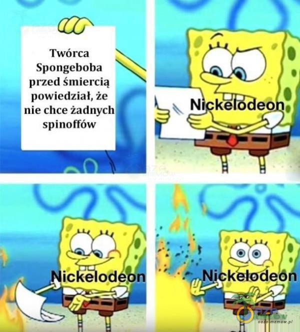 Twórca Spongeboba przed śmiercią powiedział, że nie chce żadnych spinoffów ic e ode% 00