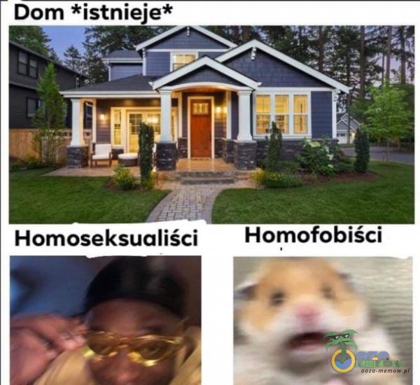 Dom *istnieje* Homoseksualiści Homofobiści