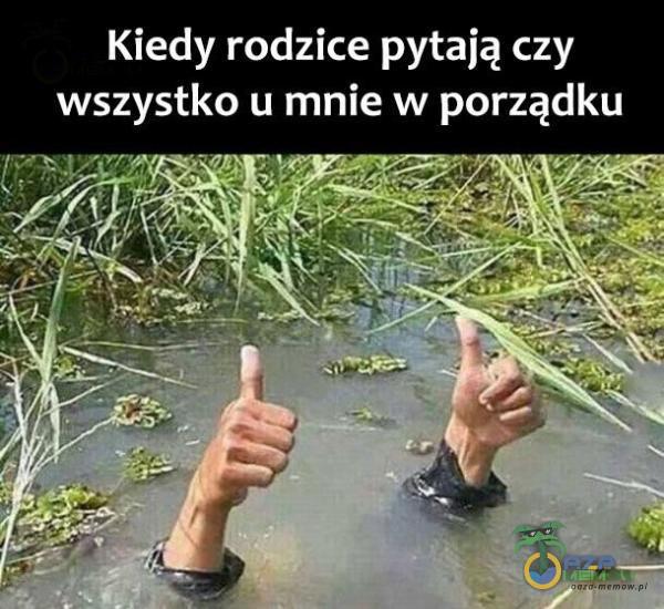 Kiedy rodzice pytają czy wszystko u mnie w porządku