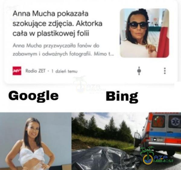 Anna Mucha pokazała szokujące zdjęcia. Aktorka cała w astikowej folii Anna yzyzwyczoiła forów zabawnym i fotoyafii. Miny) Rodo ZET • Google Bing