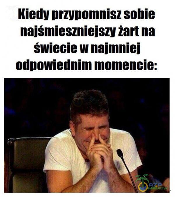 Kiedy przypomnisz sobie najśmieszniejszy żari na świecie w najmniej otdpowietnim momencie: