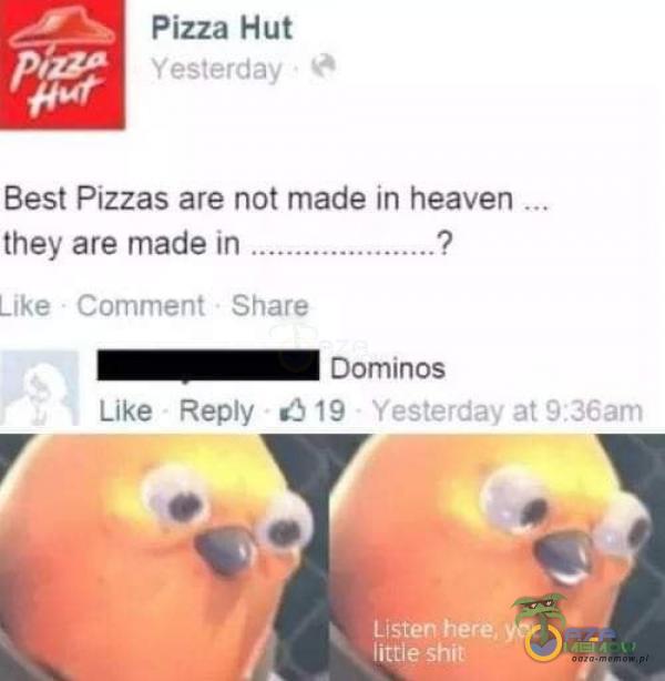 Bes! Pizzas are no: made m heaven 19V, ale made h . x .. || . „ . _ Darfuru? „y= ==|w „:. LI]