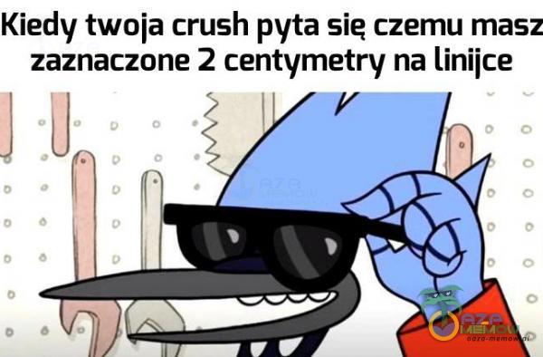 Kiedy twoja crush pyta sie czemu masz zaznaczone 2 centymetry na linijce