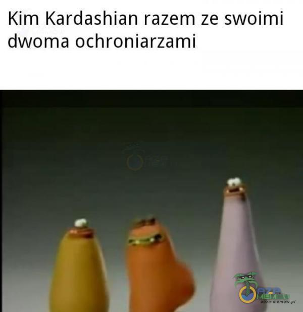 Kim Kardashian razem ze swoimi dwoma ochroniarzami