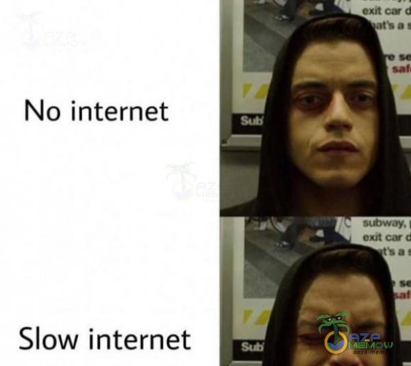 Na internet Slow internet