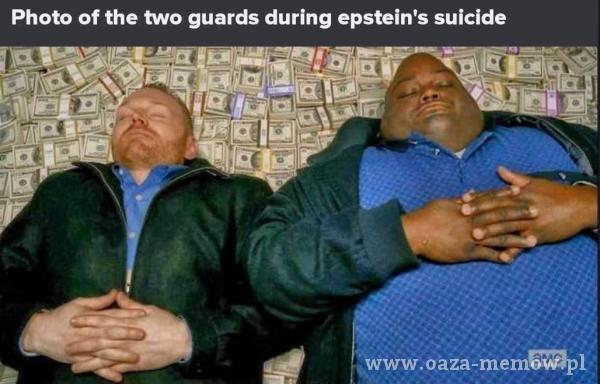 Photo of the two guards during epstein's suicide
