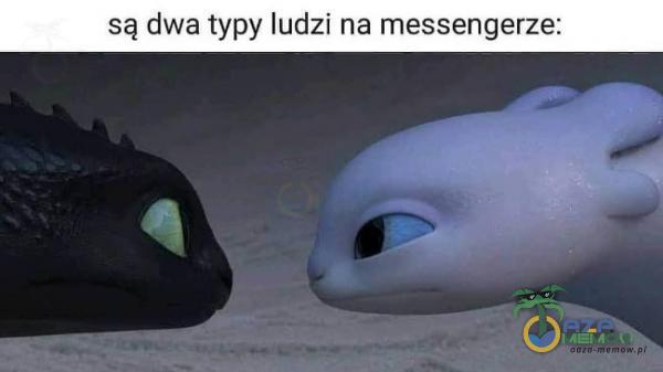 są dwa typy ludzi na messengerze: