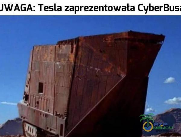 JWAGA: Tesla zaprezentowała CyberBus;